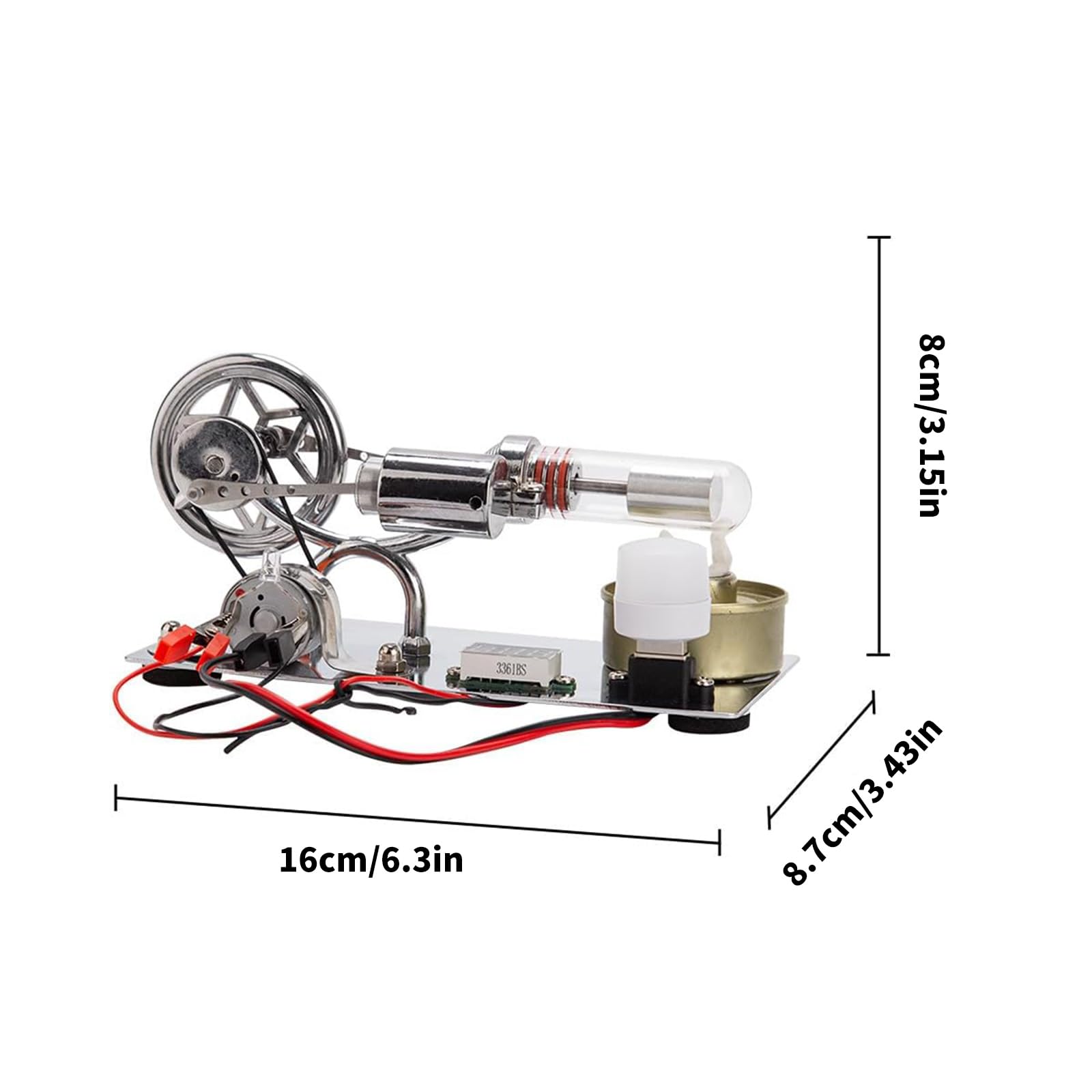 Stirlingmotor Metallphysik Laborausrüstung für Wärmekonzepte Klassenzimmer, Bildungsbedarf
