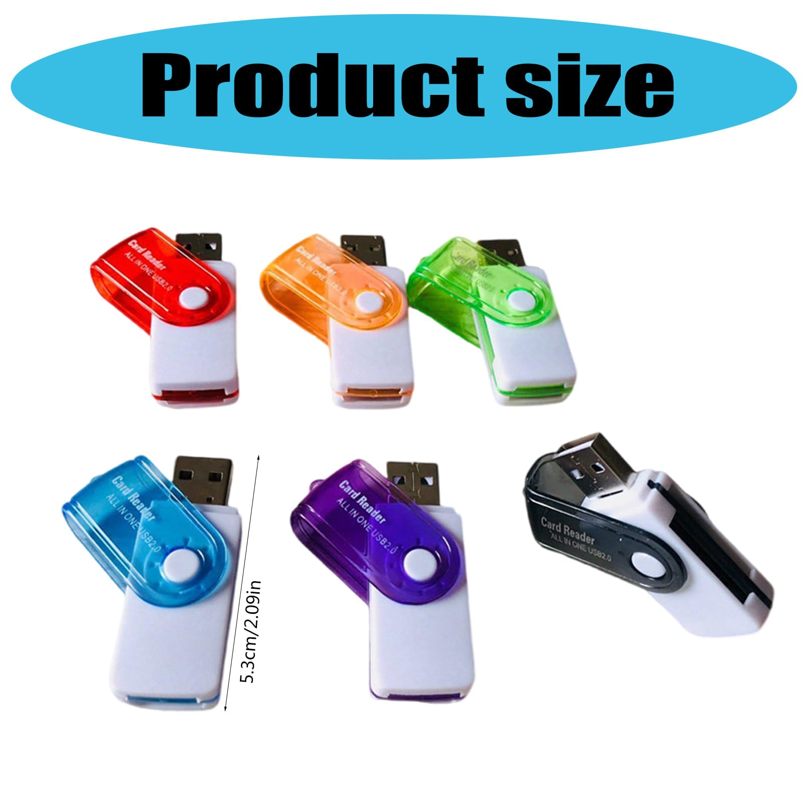 Lector de tarjetas USB TF para memoria de PC a adaptador USB MS para cámara de lectura simultánea