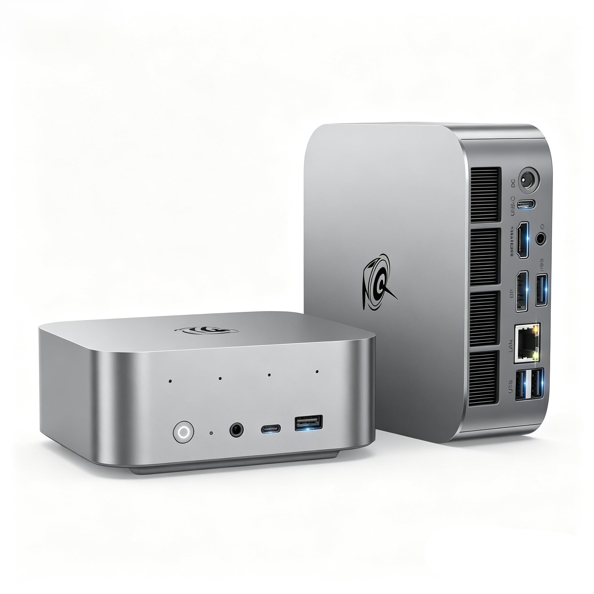 SER9 Pro Mini PC, AMD Ryzen 7 H 255, 24GB LPDDR5X 1TB PCIe4.0 SSD | 8C/16T, up to 4.9GHz, 4K@240Hz Triple Display, HDMI 2.1, DP2.1, USB4, WiFi 6, BT5.2, 2.5G LAN, Al Voice Chip