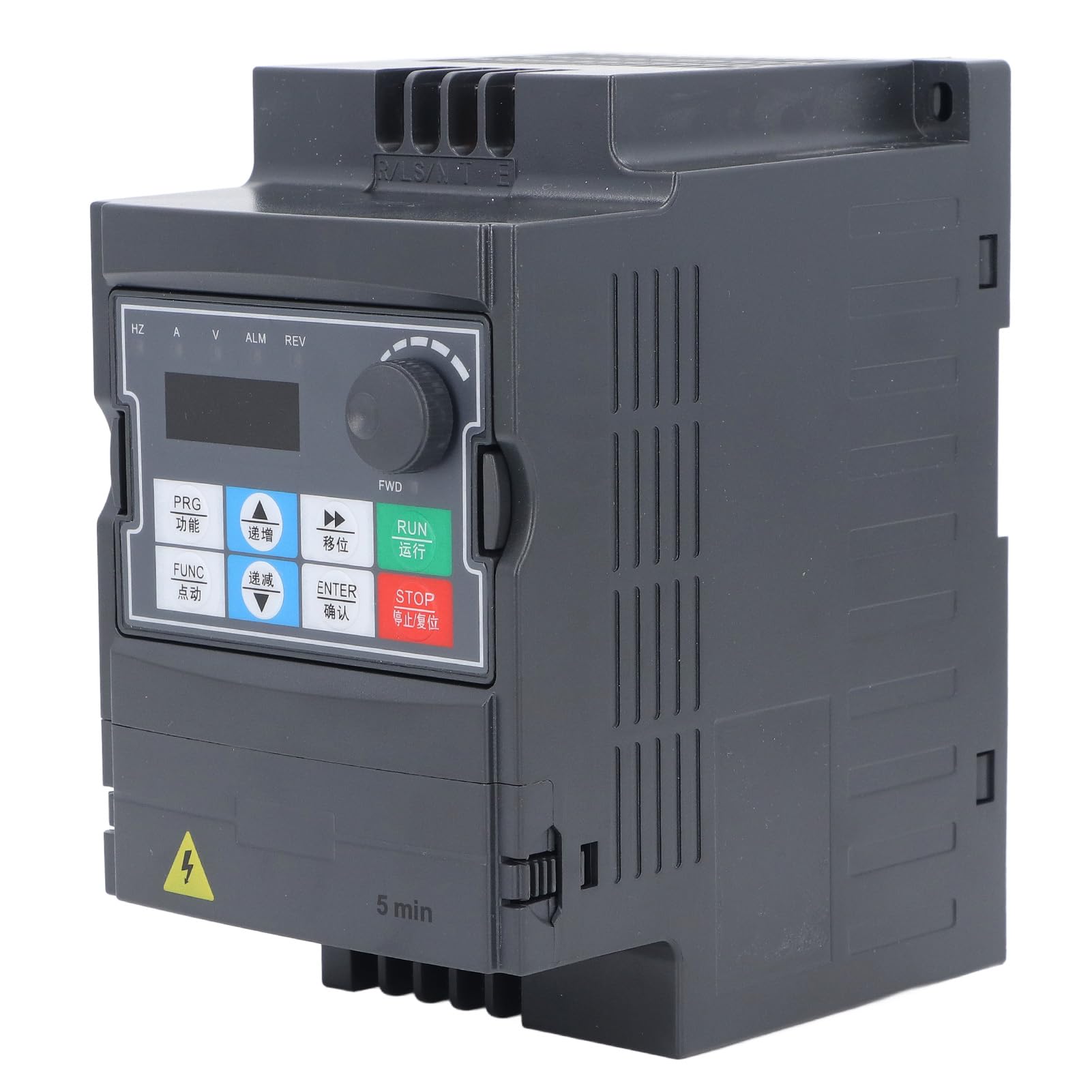 FTVOGUE Azionamento a Frequenza Variabile Convertitore VFD PC Ignifugo da 3KW Ingresso da 190 a 230 V CA da Monofase a Trifase Uscita da 0 a 230 V per Attrezzature da Officina per il Controllo della