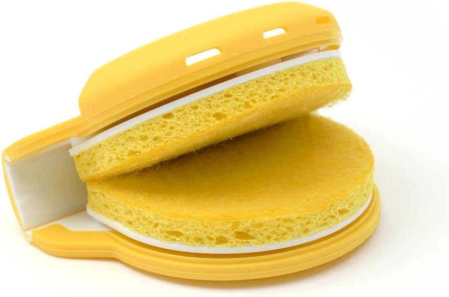 Knife Cleaner by Kitchenwise | Sunshine Yellow | Safely Clean Knives, Blades, Cutlery & Utensils.