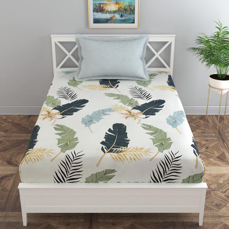 Image of Florida Polycotton Bedsheet (Reeva White, Single)