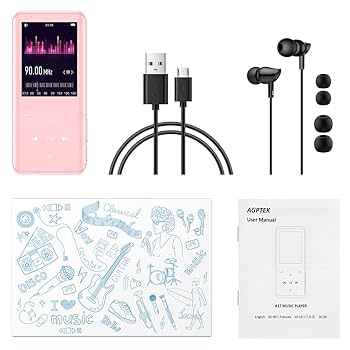 Amazon.co.jp: AGPTEK MP3プレーヤー Bluetooth5.0 音楽