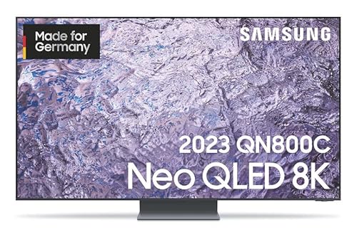 Samsung Neo QLED 8K QN800C 65 Zoll Fernseher (GQ65QN800CTXZG, Deutsches Modell), Neo Quantum HDR 8K Plus, Neural Quantum Prozessor 8K, Dolby Atmos [2023]