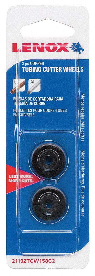 LENOX Tools Tubing Cutter Replacement Steel Cutting Wheel, 2-Pack (14829TSB)