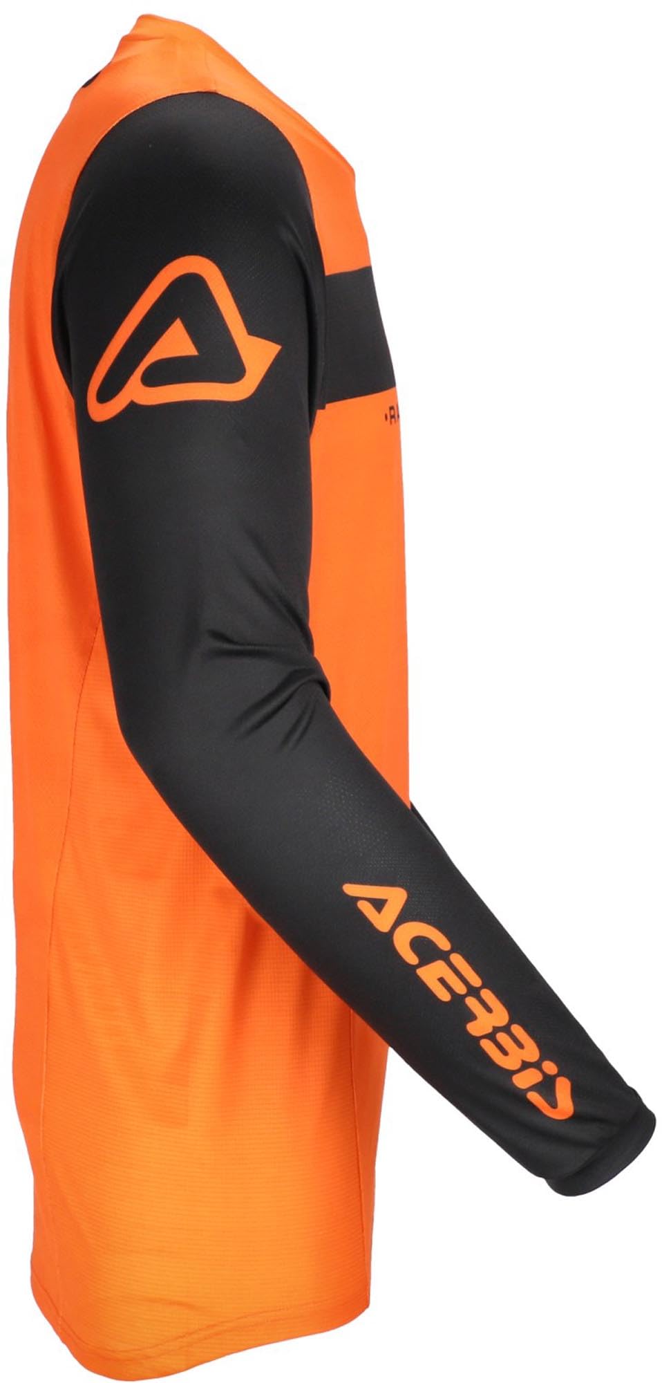 Acerbis MX J-Track Inc 2.0 Logo Maglia Motocross, nero/arancione, L