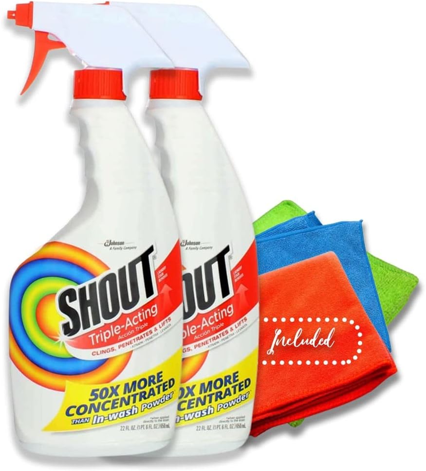 Shout Stain Remover Laundry Trigger Spray, Shout triple