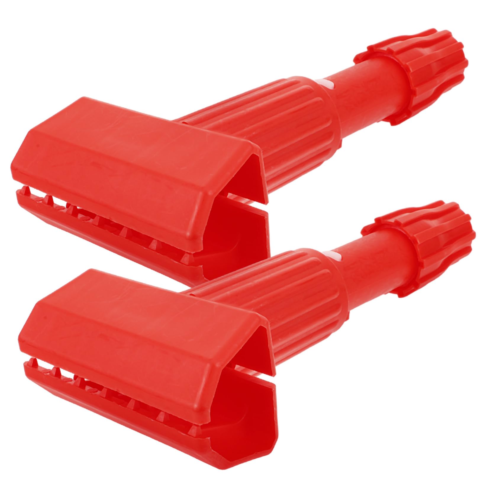 MOLUCKFU Ergonomic Mop Handle Part 2 Pack Commercial Mop Clamp for Quick Mop Head Swap