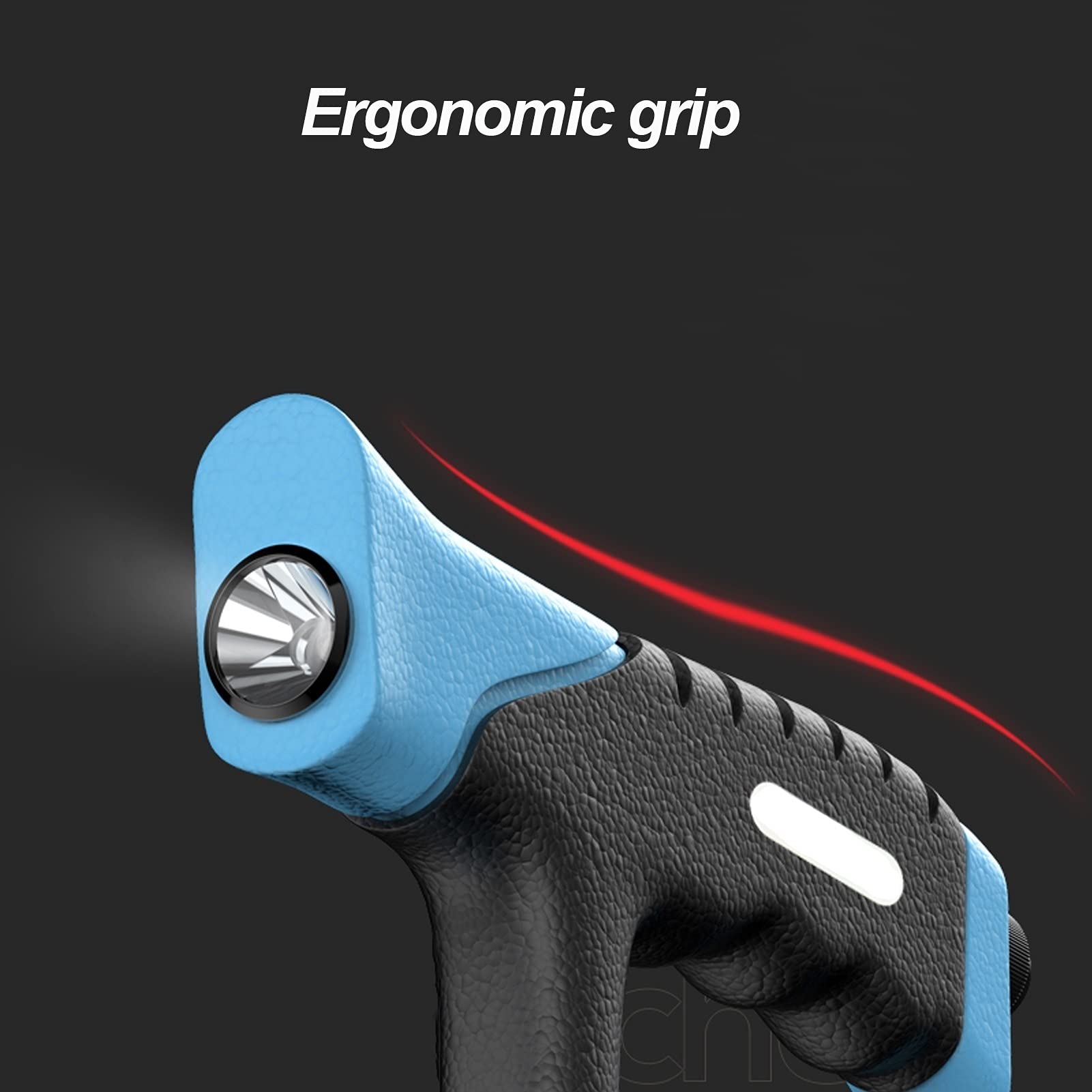 Bastón de Paseo Bastones para Mayores Bastón para caminar con luz LED, mango ergonómico correa para la muñeca, bastón antideslizante, bastones ajustables de altura flexible, para hombres, mujeres, per