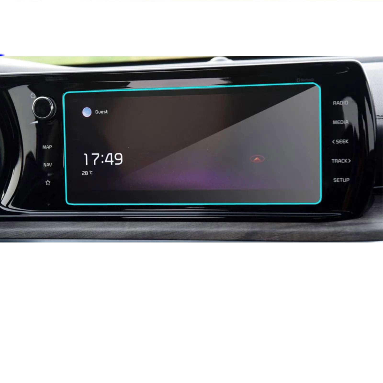 Verre trempé Kia K5 Optima protection anti-rayures 10,25 pouces