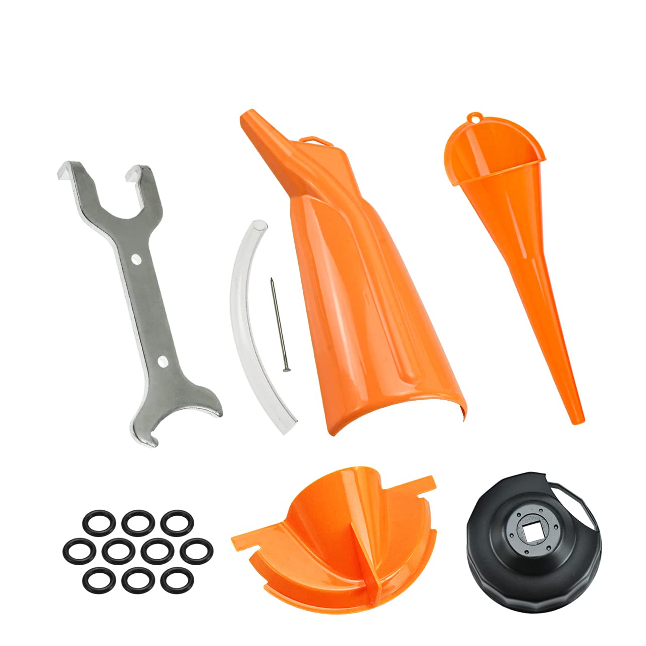 HDBUBALUS Oil Change Funnel Wrench Filter Wrench O-Ring Wrench Spanner for Harley Touring Softail Dyna