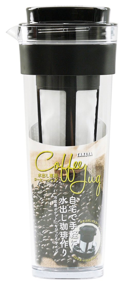 TakeyaChemical Industry Cold Brew Coffee Jug II Black 1.1L