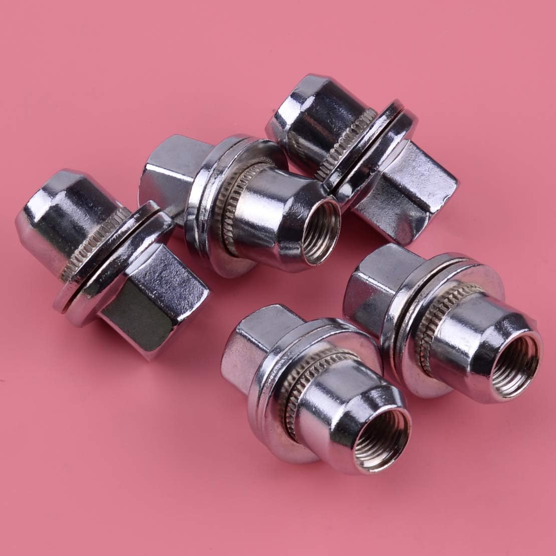 beler 5pc Wheel Lug Nuts Bolts Fit for Land Rover LR3 LR4 Range Rover RRD500290A RRD500510
