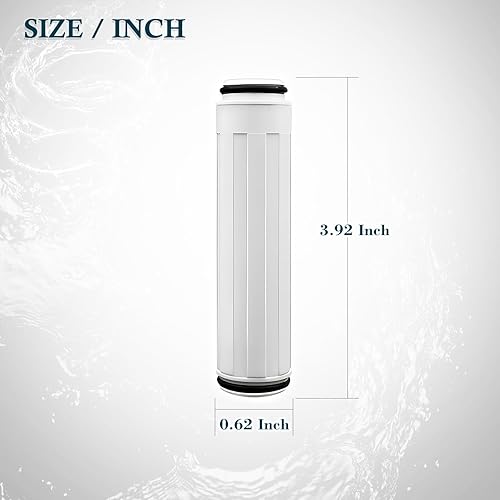 Miniatura 2 de Filtro de ducha de repuesto para cabezal de ducha de mano, compatible con cabezal de ducha FEELSO de mano, 15 etapas para eliminar el cloro y