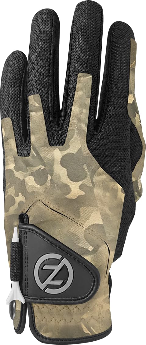 Men's Compression-Fit Synthetic Golf Glove, Universal Fit One Size