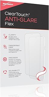 BoxWave Screen Protector Compatible With Unihertz Titan - ClearTouch Anti-Glare Flex (2-Pack), Anti-Fingerprint Matte Film Skin Curve Coverage