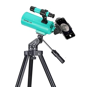 Maksutov-Cassegrain Telescope, Mak60 Telescopes for Kids Adults 750x60mm, Compact Portable for Travel, Beginner Astronomy Telescope with Adjustable Tripod Finderscope and Phone Adapter