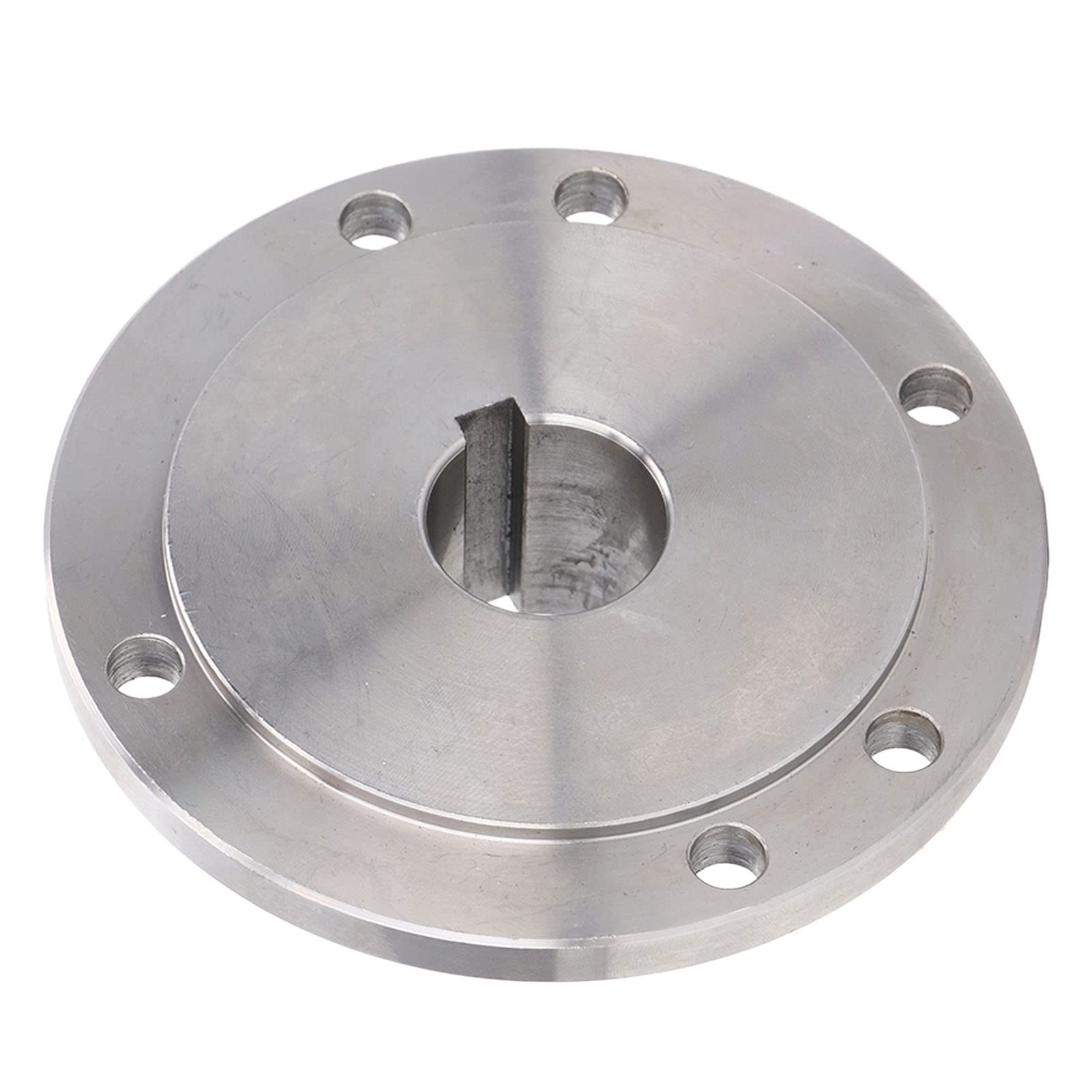 Piastra di Supporto del Mandrino del Tornio Flangia del Mandrino del Tornio da 125 Mm Flangia di Collegamento del in Acciaio Al Manganese Alto per K11 125 K12 K72 Installazione Semplice (25