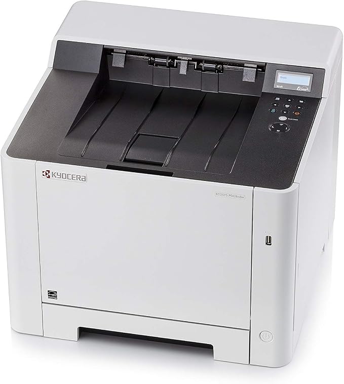 Amazon.com: Kyocera 1102RB2US0 ECOSYS P5026cdw Impresora láser a color de  hasta 27 ppm. Estándar 1200dpi, Wireless \u0026 Wi-Fi Direct, 512 MB de memoria,  USB, pantalla LCD de 2 líneas, interfaz Gigabit Ethernet