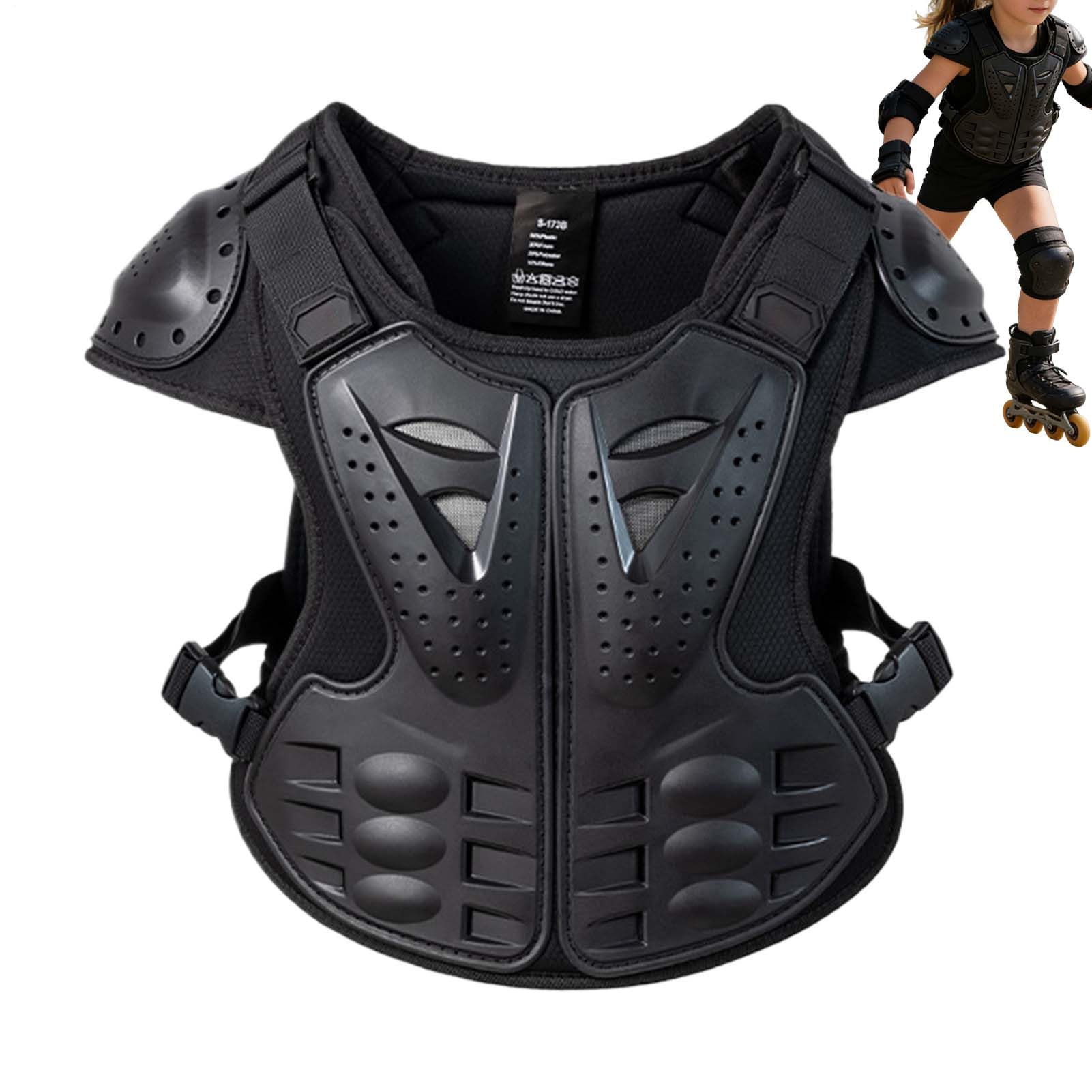 Dirt Bike Gear, protezione per ciclismo traspirante a prova di caduta, giacca da moto per ragazzi, per allenamento, equitazione, pattinaggio, ciclismo, sci, moto, attività all'aperto