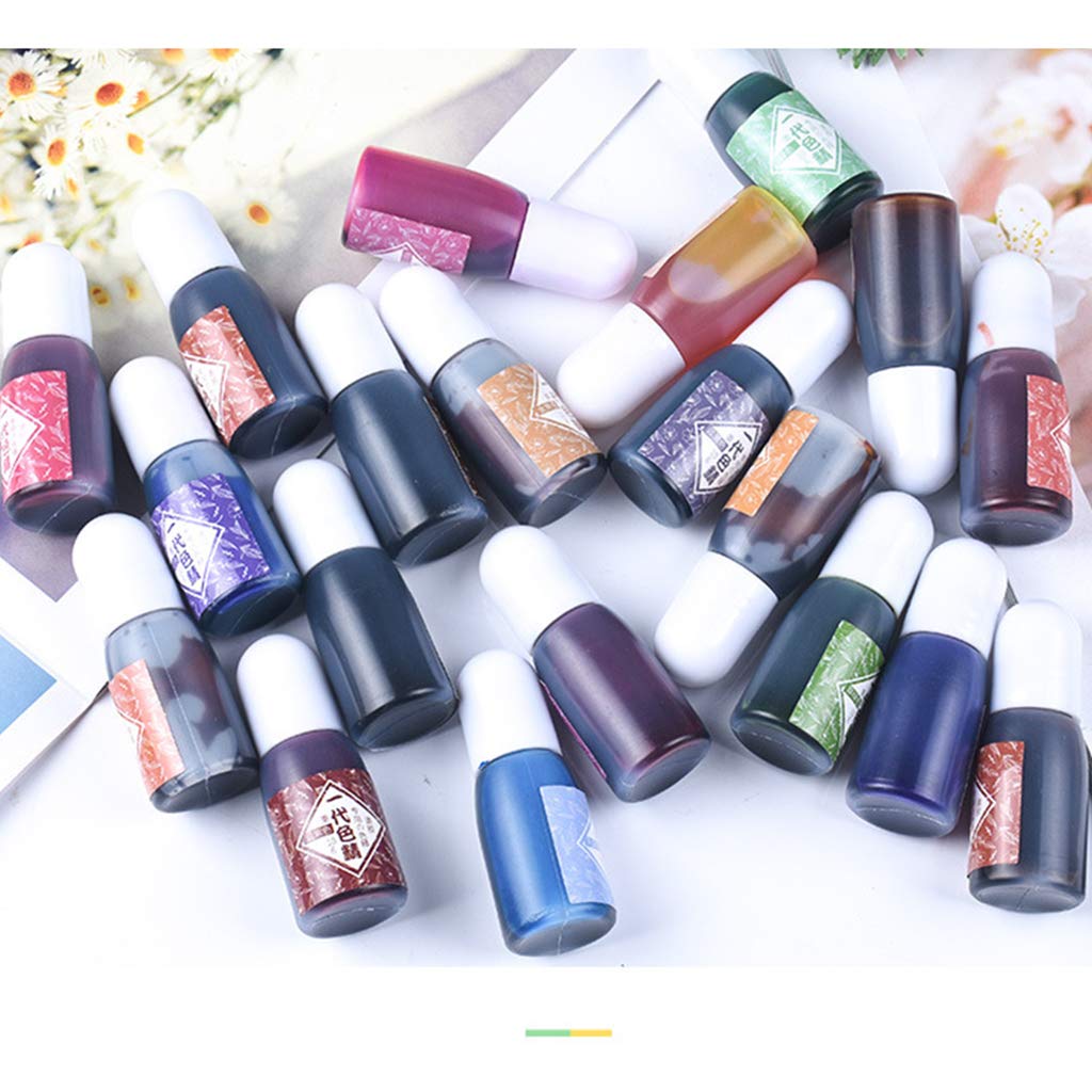 9 Couleurs Résine UV 10g - Pigments Concentrés Transparents Pour DIY, Artisanat, Nail Art