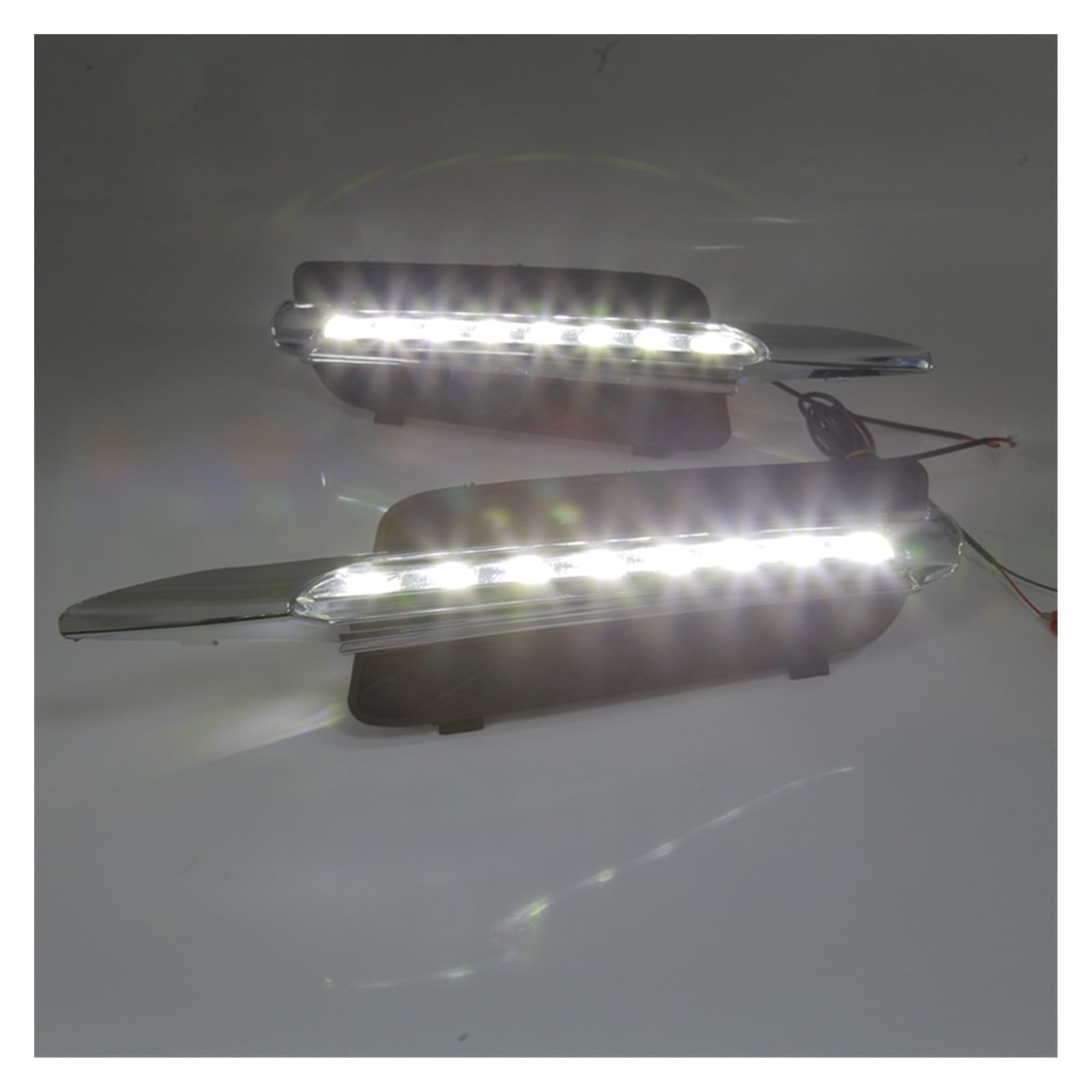 luz antiniebla Coche LED DRL Para X5 E70 2007 2008 2009 2010 12V Luces De Circulación Diurna Con Atenuación Automática Faro Antiniebla Para Coche
