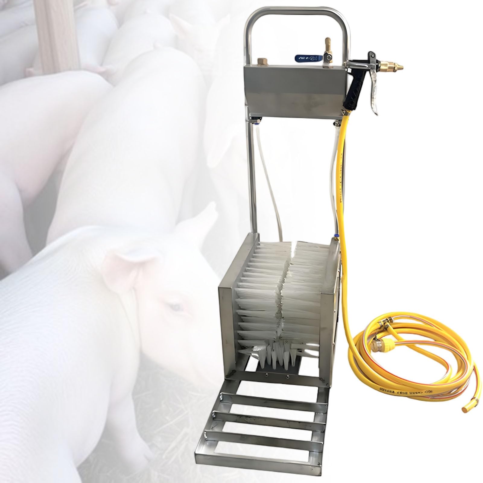 ExoticaBlend Boot Wash Station – Stainless Steel, Suitable for Farms, Ranches and Construction Sites