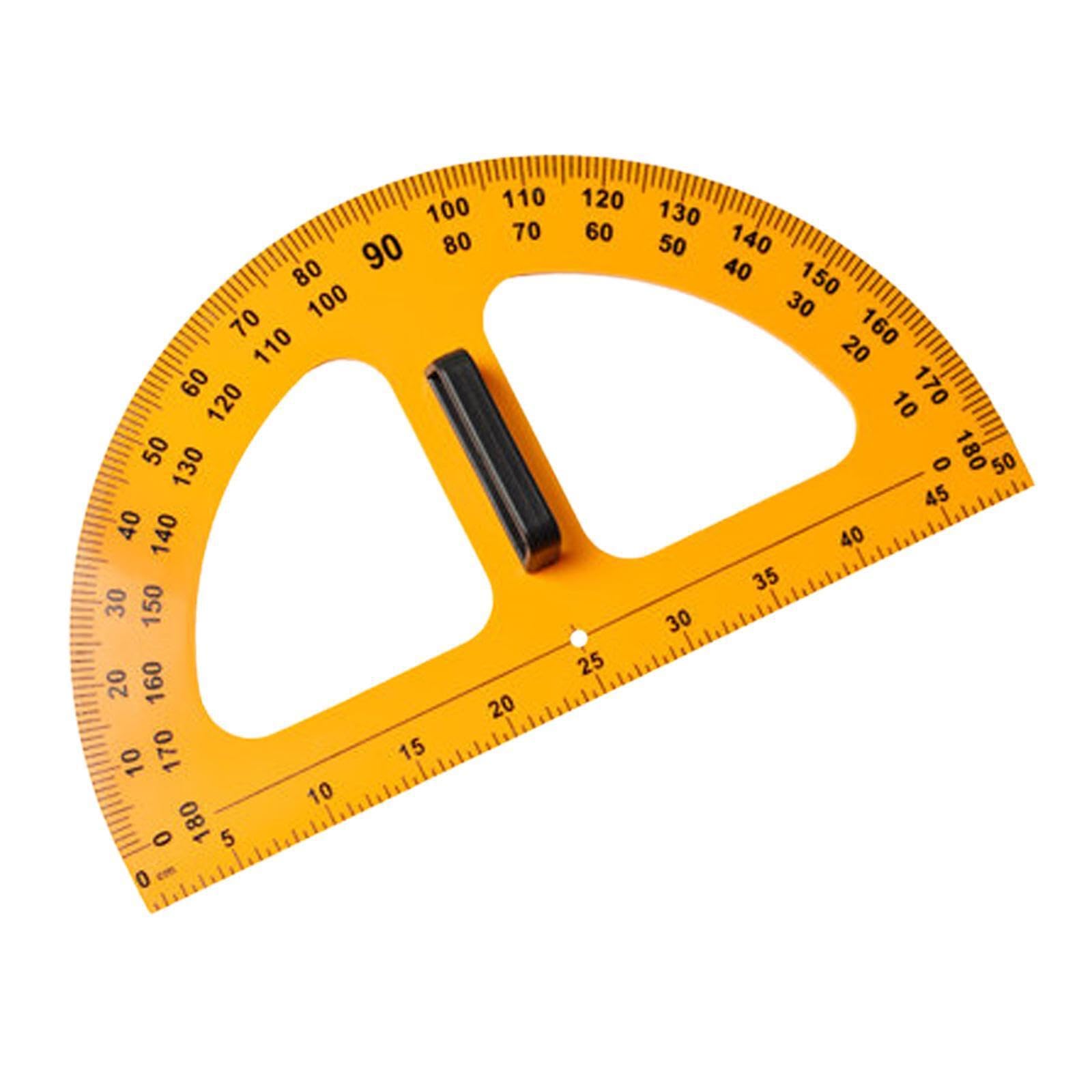 Material didáctico para matemáticas, geometría, regla, números grandes, fácil de usar en aulas, escuelas, oficinas, dibujo, adecuado para el