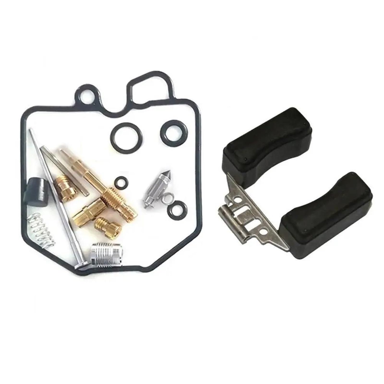 Juego De Reconstrucción Carburador Kit De Reparación Carburador Motocicleta para CX500, CX500C, Custom, CX500D GL500 Flotadores, Junta Juego Válvulas Aguja(Conjunto 3)