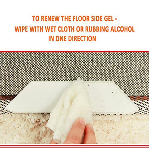 BOWERBIRD Rug Grippers - Anti Curling and Non Slip Rug Gripper. Flatten Rug Corners, Stop Sliding - Ideal Alternative to Rug Pad, Carpet Tape and Rug Tape for Hard Floors - Thumbnail 5