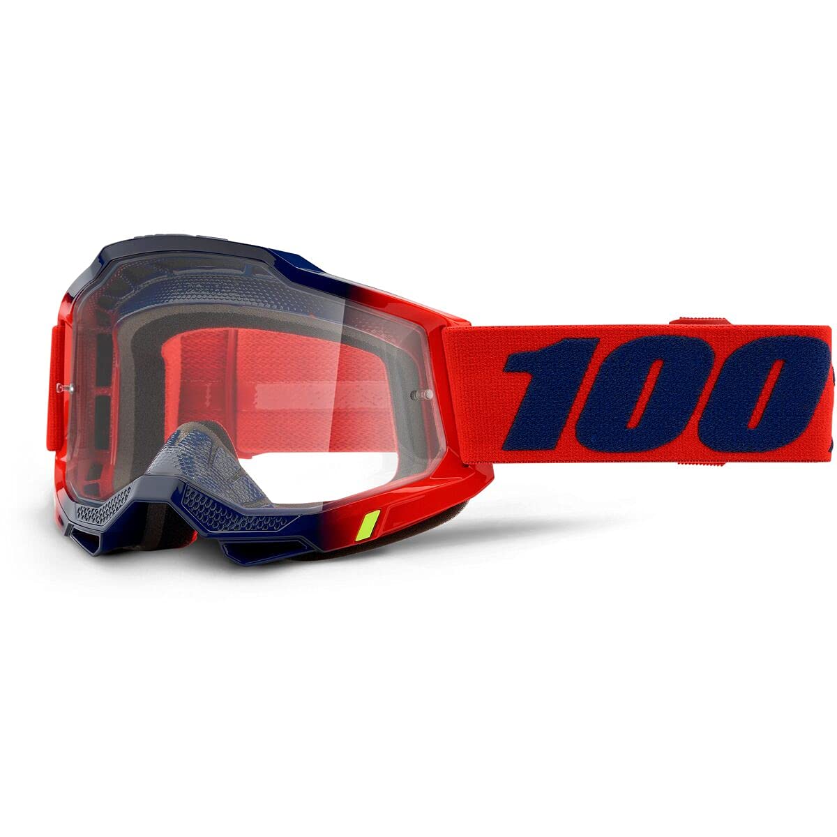 100% Accuri 2 Motocross & Mountain Biking Adult Goggles (Kearny - Clear Lens)