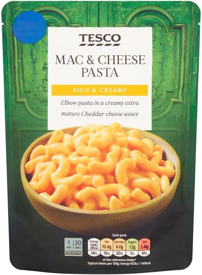 Mac & Cheese Pasta 200G (3 Pack) | Premium product | Cooked elbow pasta in a cheese sauce | Rich and creamy Elbow pasta in a creamy extra mature Cheddar cheese sauce