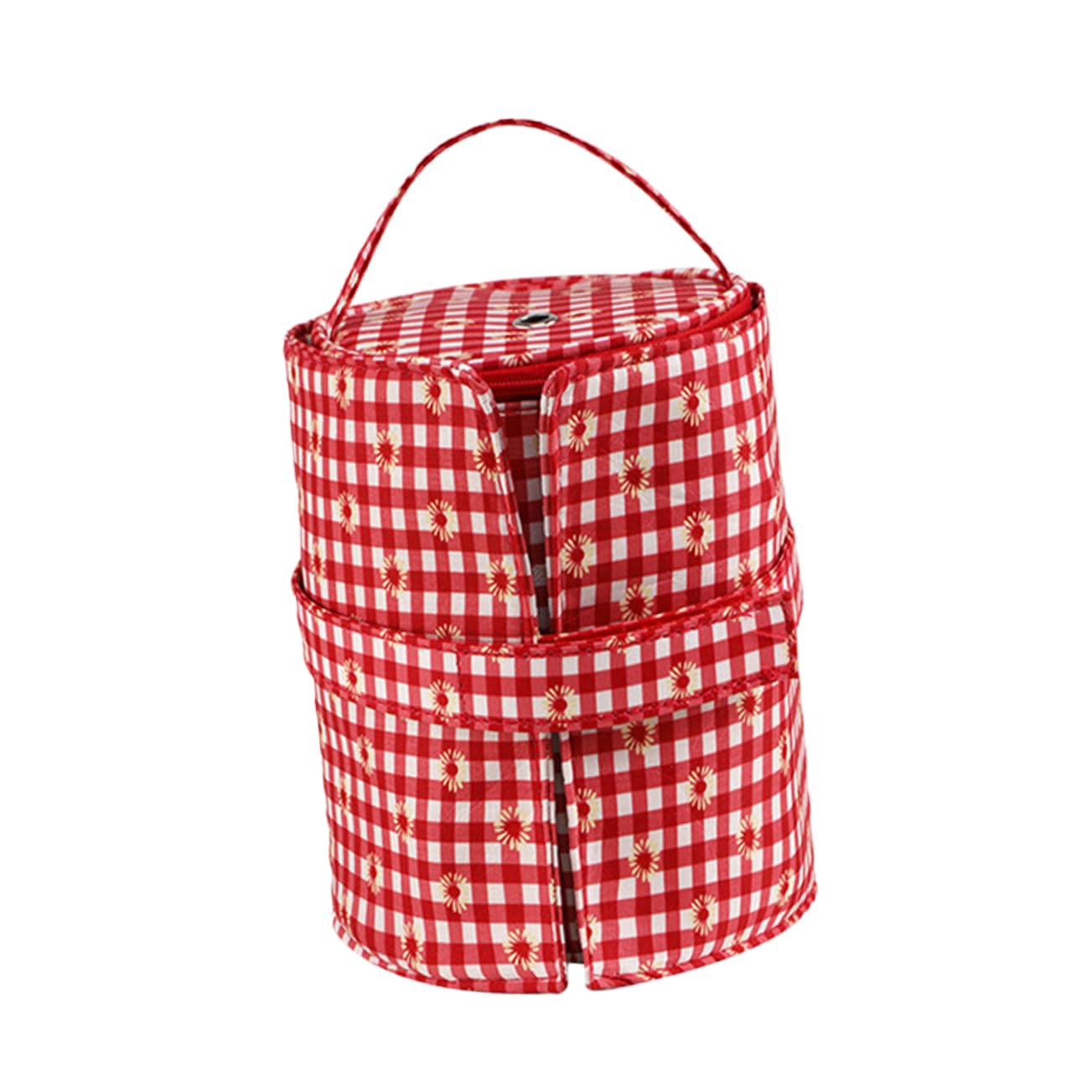 IWOWHERO Sewing Tool Organizer Knitting Storage Bag Crochet Hook Bag Yarn Organizer