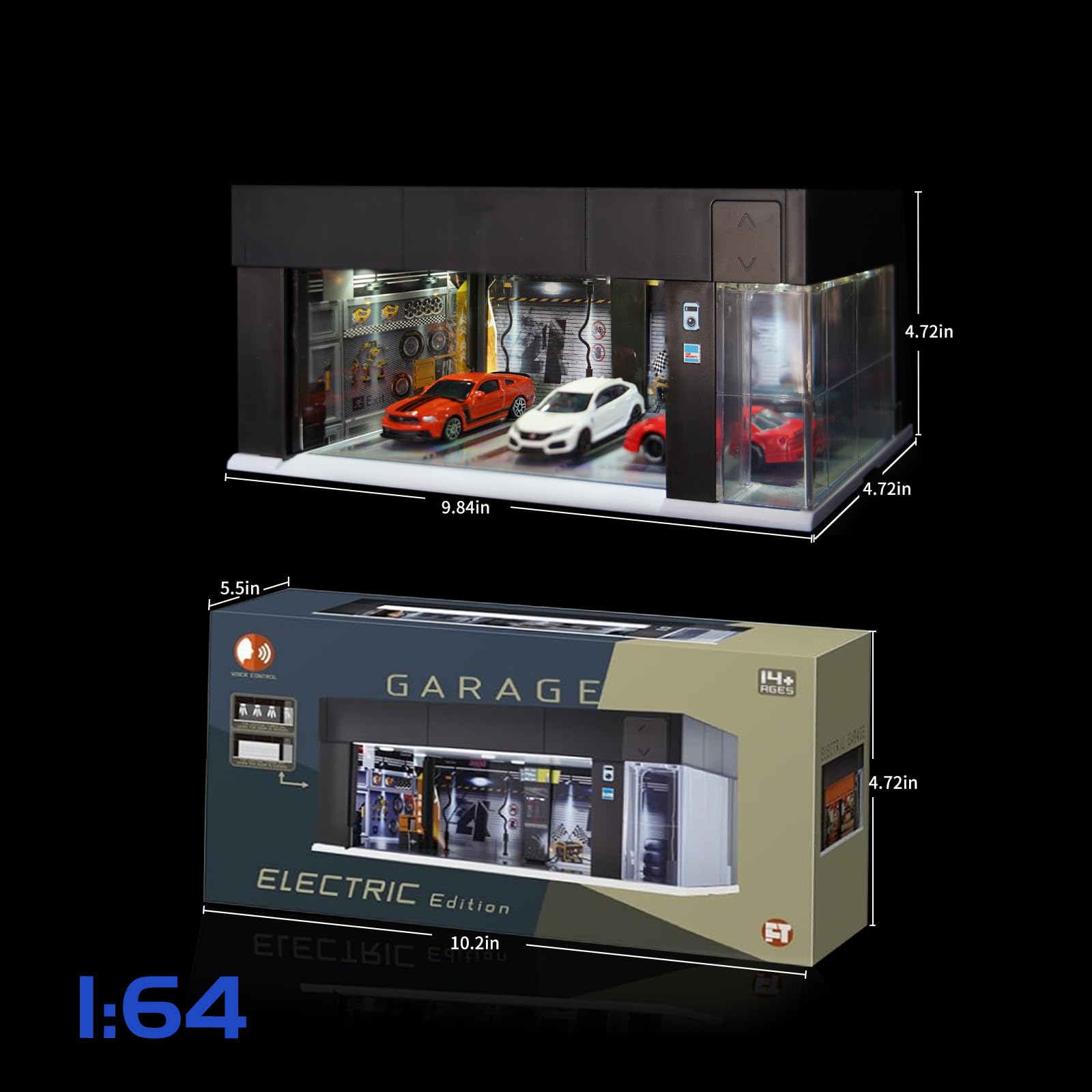 Amazon.com: 1/64 Scale Die-cast Car Display Case for Hot Wheels