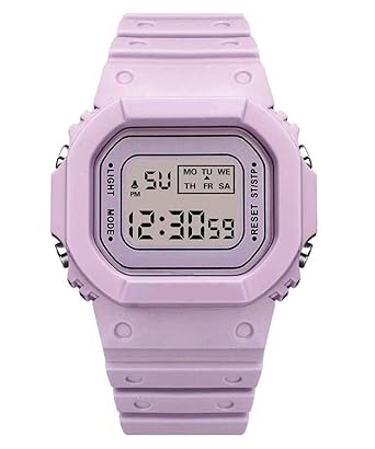 Shocknshop Digital Purple Sports Kids Watch for Boys and Girls -W316PUR