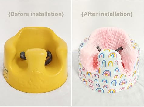 Rainbow Seats Guard Comfortable Slipcover for Bumbo Baby Seats Infant Training Chair Sleeve for Boys Girls Easy to Clean Baby Case