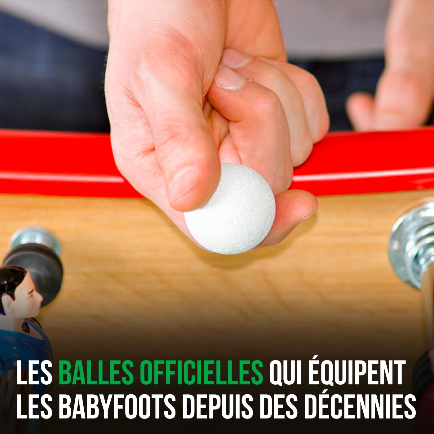 Balle Pour Baby-foot En Liège Blanc Par 100 - La Boutique Du Billard