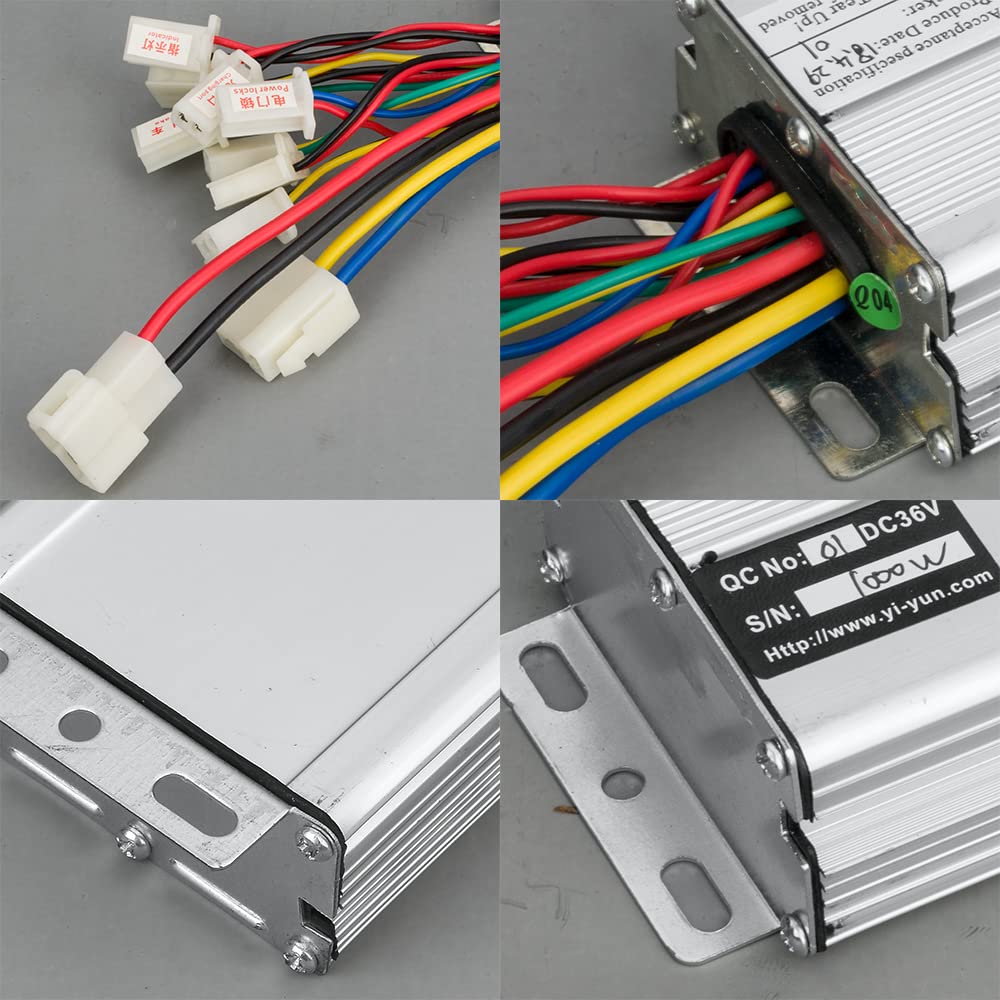 Centralina Monopattino Elettrico 36V 48V 1000W 30A DC Regolatore del Motore della Spazzola di Velocità Della Bici Elettrica for Spazzolato Parti Biciclette Elettriche