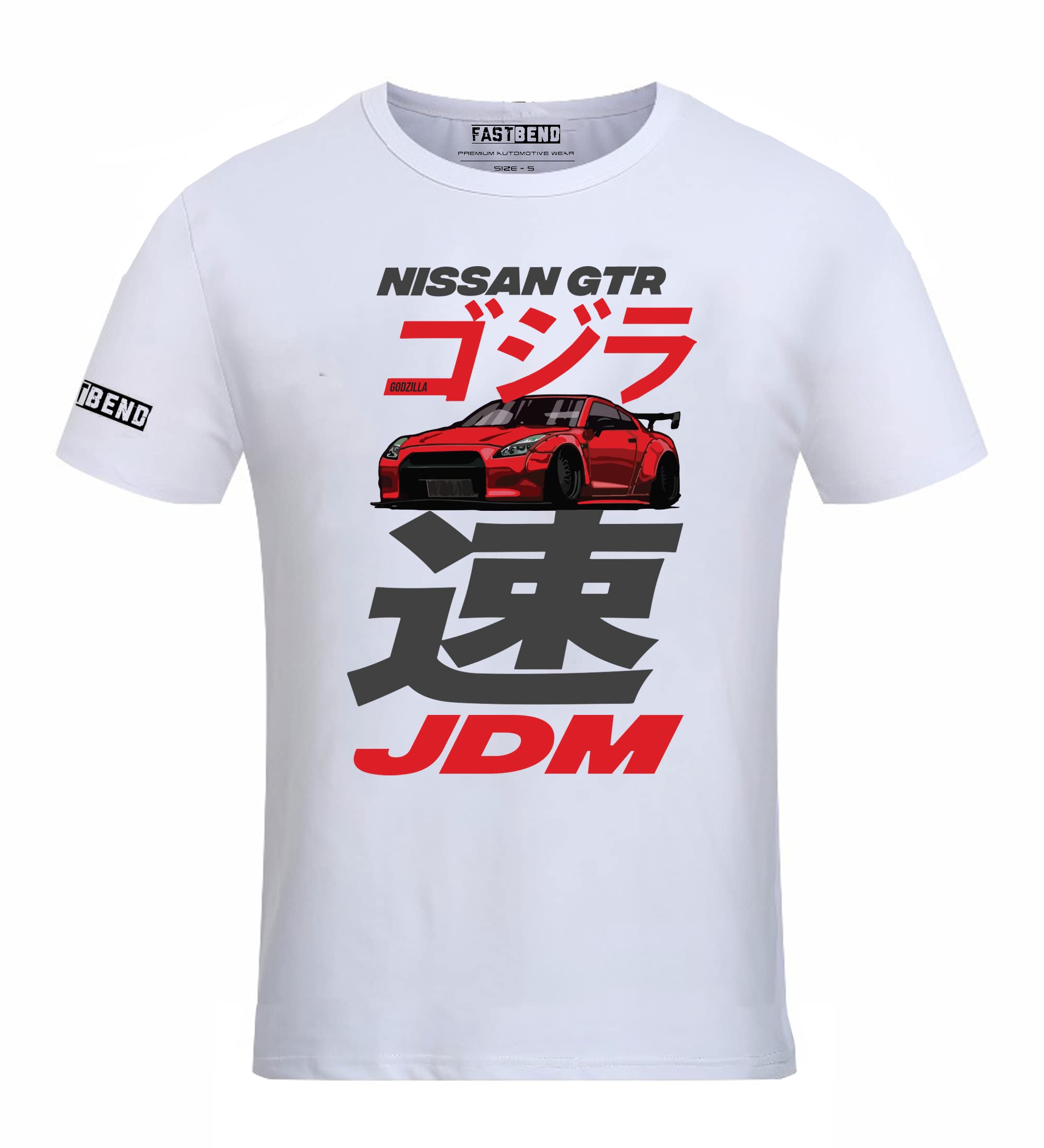 FastBendFastb Nissan JDM White Tshirt
