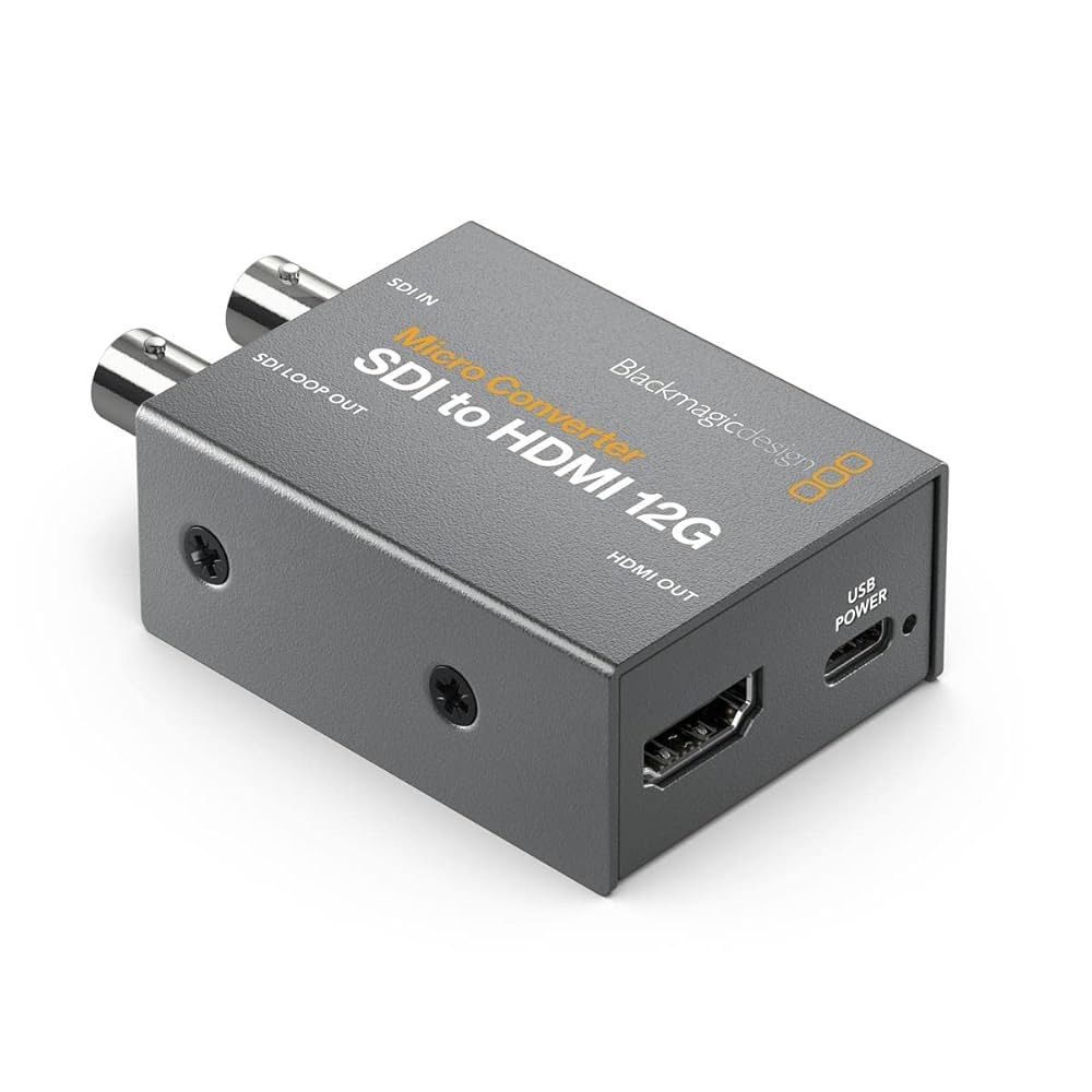 分配器・切替器 Converter BiDirectional SDI/HDMI 12G Blackmagic Design BiDirectional SDI/HDMI 12G Micro Converter
