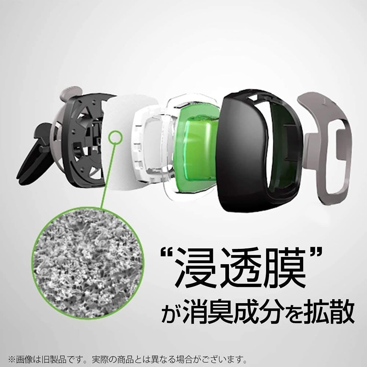 Amazon.co.jp: ファブリーズ 消臭芳香剤 車用 クリップ型 イージー  