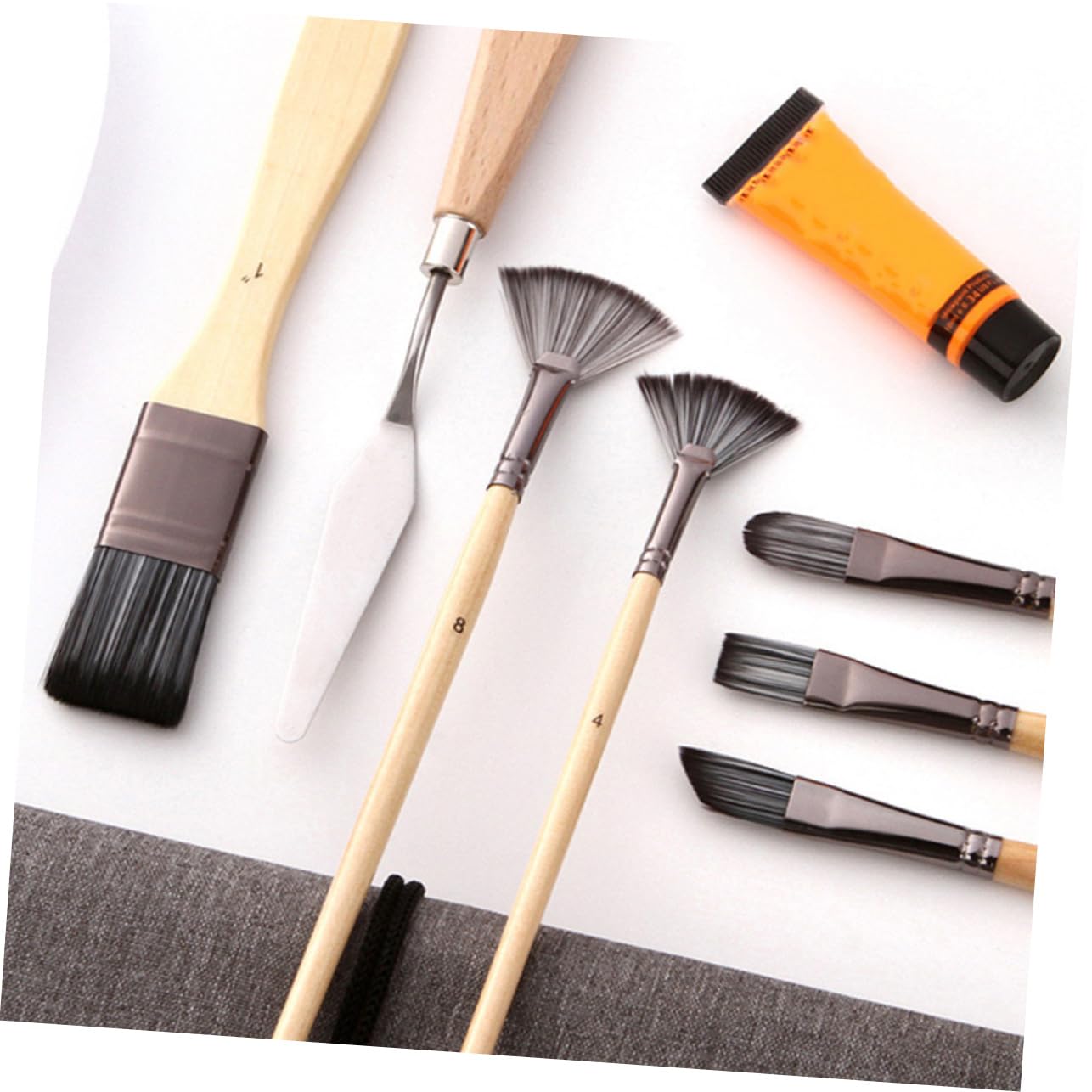 Nylon Pinselset für Künstler zum Malen und Aquarellieren
