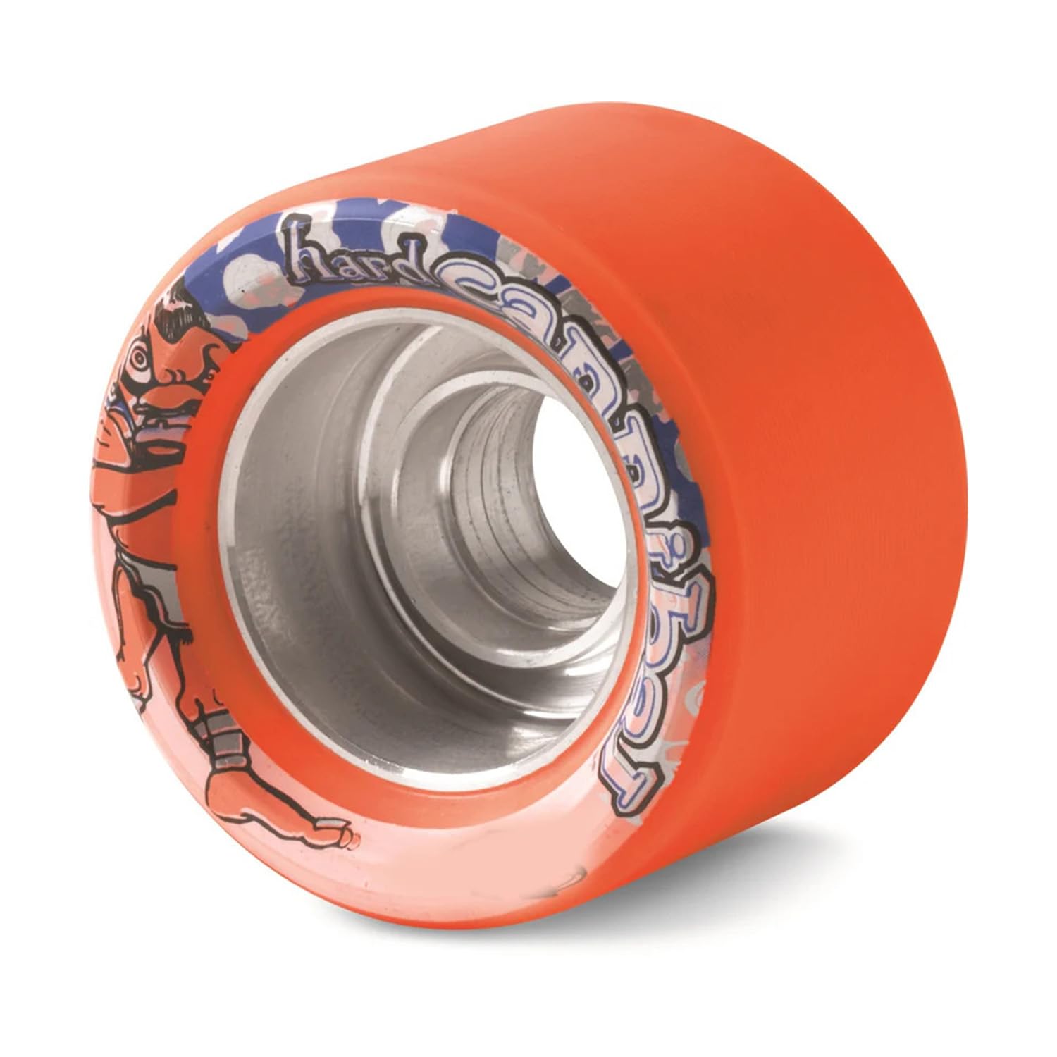 Sure-Grip Cannibal Indoor Wheels - Made with Voodoo-Thane Urethane - Aluminum Hub for Extra Speed & Control - Diameter of 62mm and Width of 42mm - Indoor Race Formula - Pack of 8 Wheels