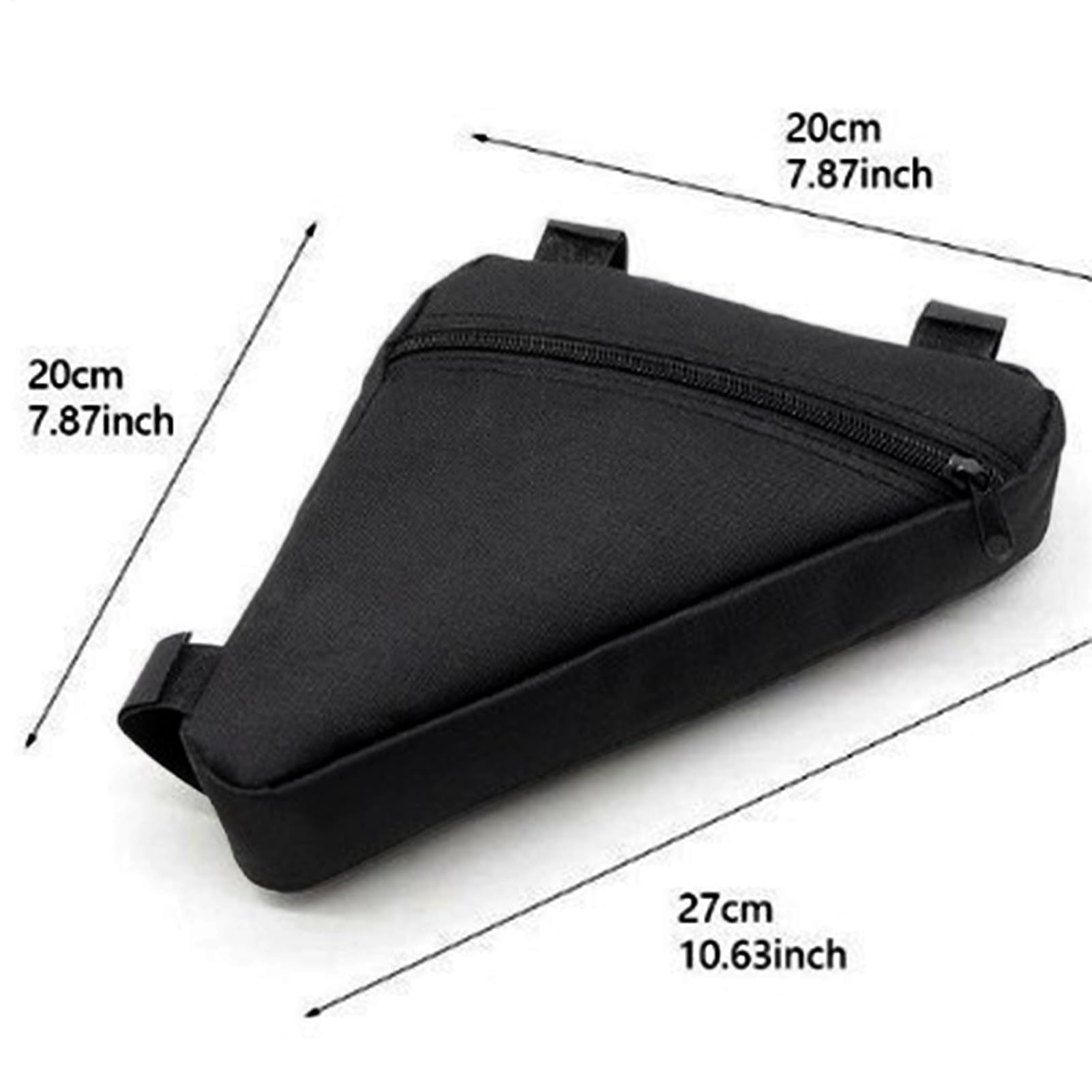 Borsa per telaio per bicicletta – Borsa triangolare per bicicletta – per mountain bike, bici da strada, traffico urbano, viaggi, pendolarismo quotidiano e