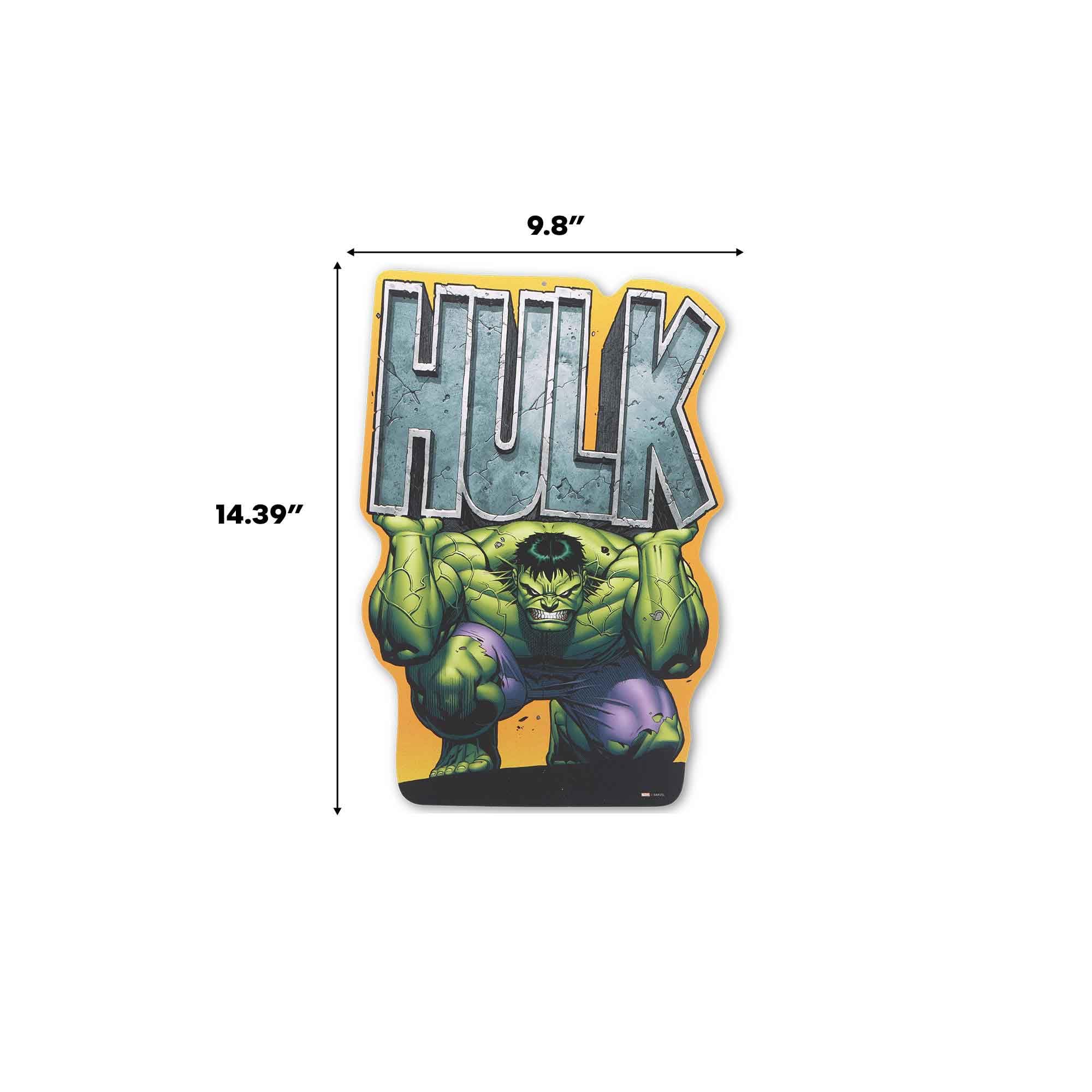 Amazon.com: Open Road Brands Marvel The Incredible Hulk Metal Sign 