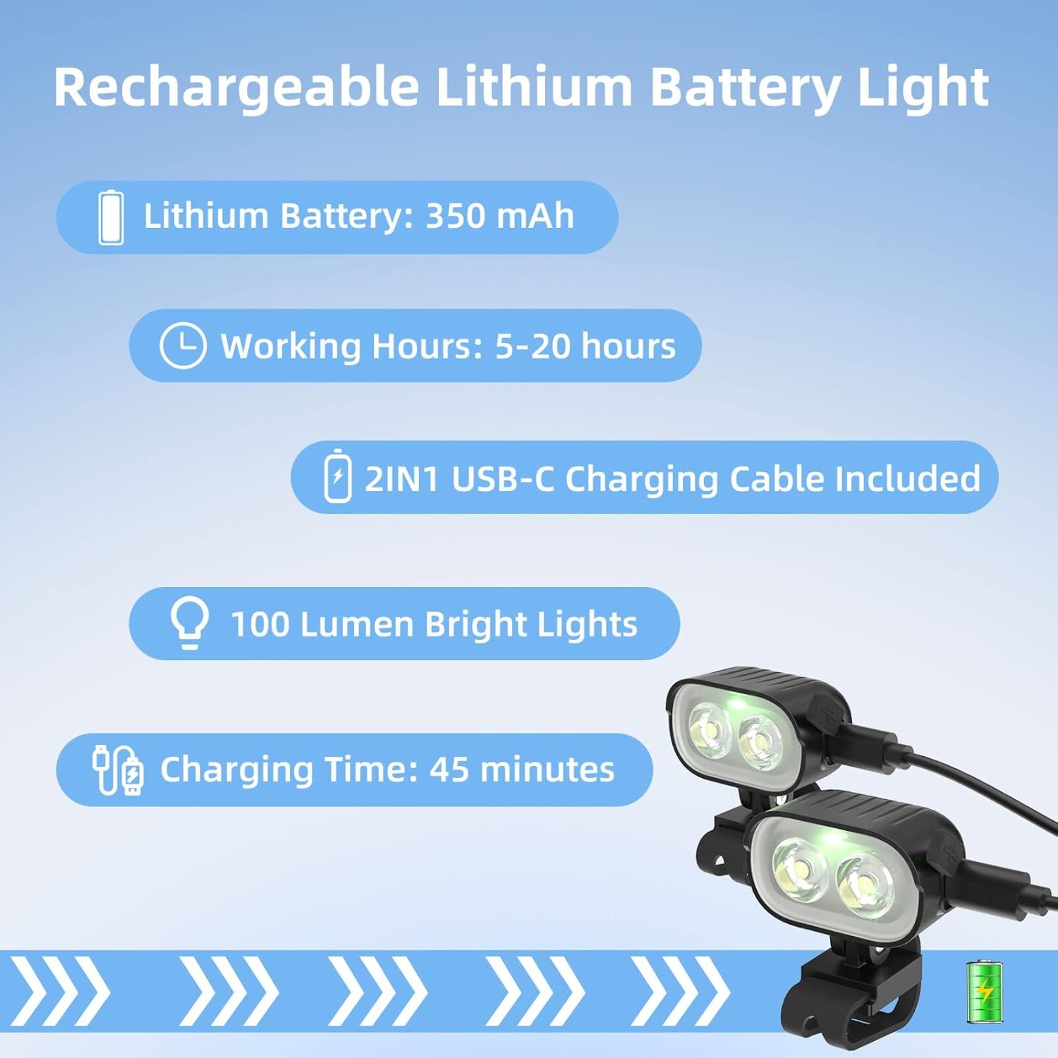 COSOOS Original 2 Rechargeable Headlights for Shoe Charms, Rechargeable Flashlight Attachment for Shoe Accessory Kids Boy Girl Men Women Sandal, Clip on Clog Headlamp Shoe Decoration Charm