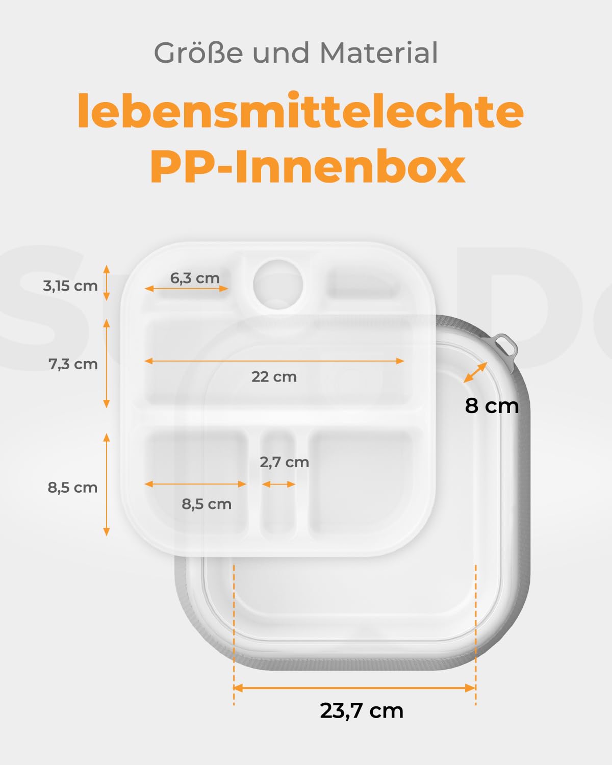 SupeDesk Organizer-Tablett mit verstellbarer Halterung für Smartphone & Kindle, wasserfester Aufbewahrungskorb mit herausnehmbaren Trennwänden,vielseitiger Organizer für Nachttisch,Sofa, Bett und Pool