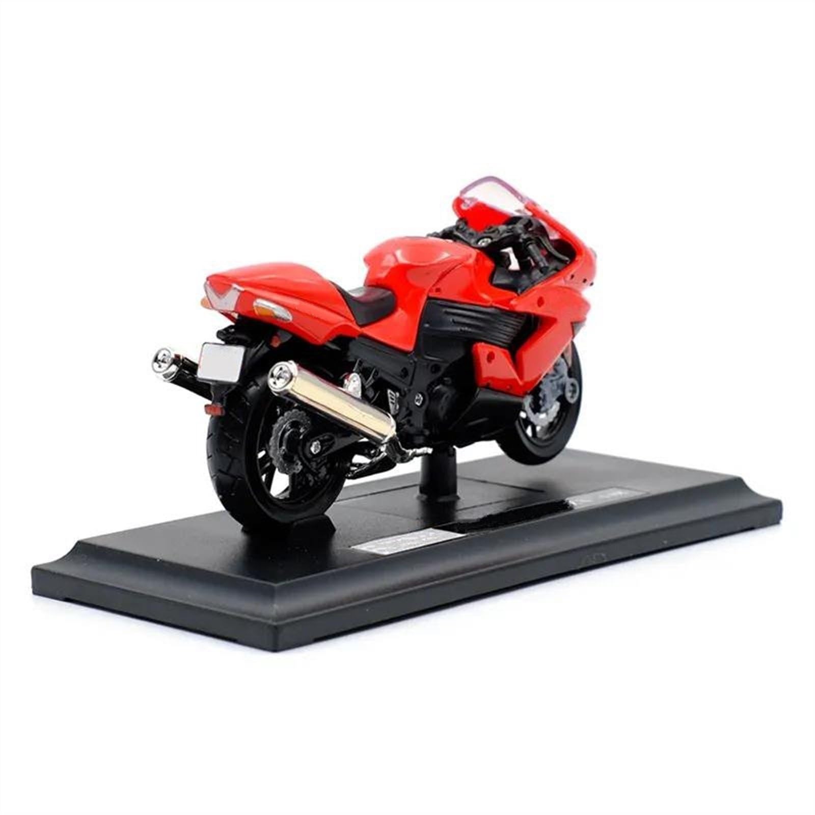 SEYXF Motorbike Toy 1/18 for Kawasaki ZX14R Motorcycle Model Gifts Collection Toy(Black- Silver)