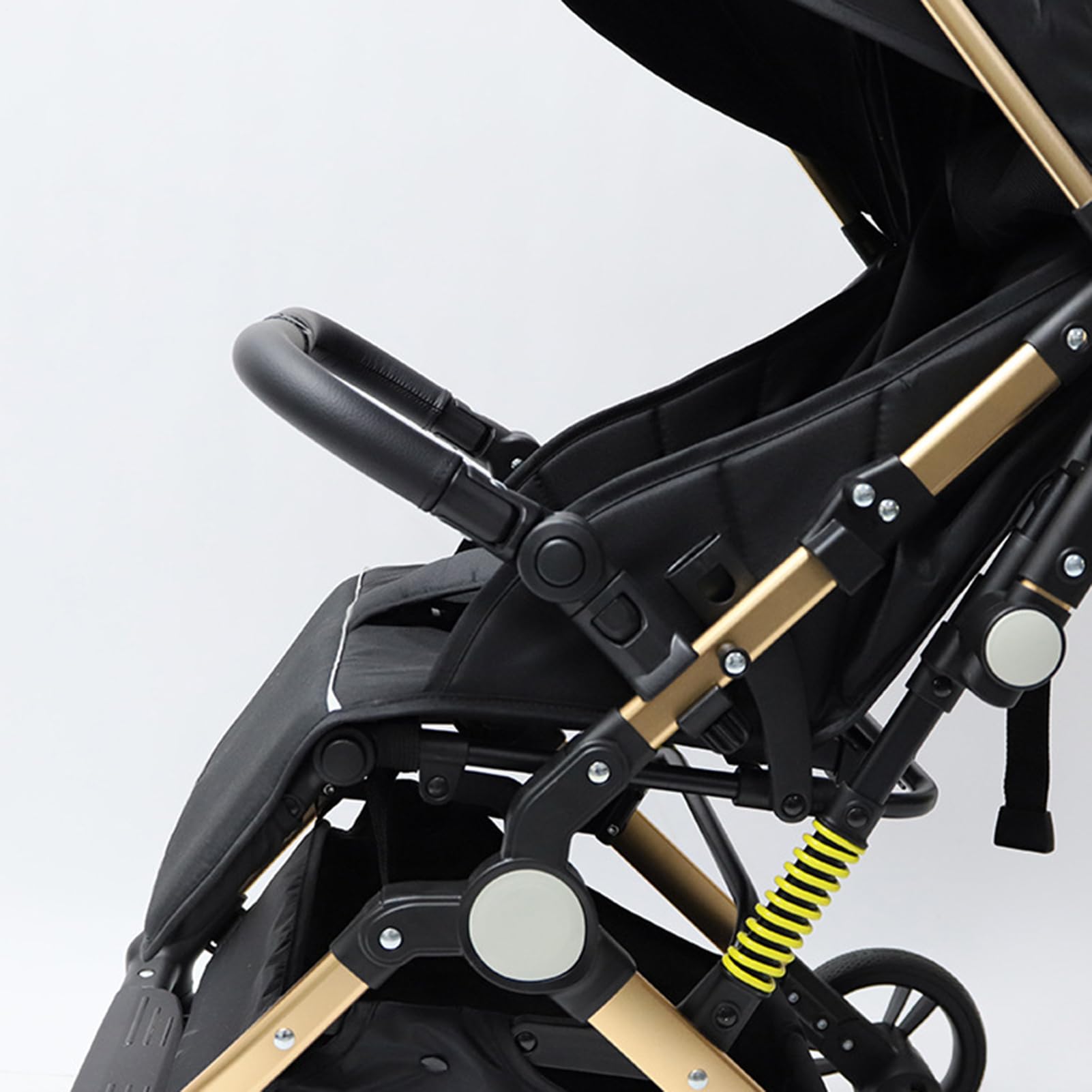 Stoßstange für Kinderwagen, Stoßstange für Kinderwagen, Armlehne, Griff, verstellbarer Winkel | Lenkerstange für Armlehne für Kinderwagen, Zubehör für