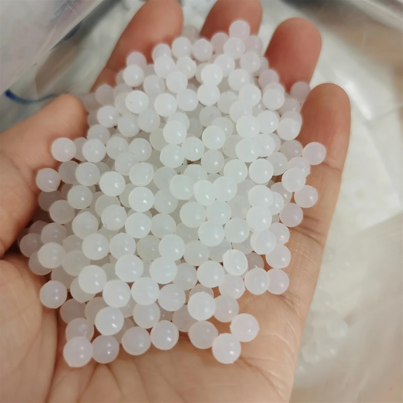 20 piezas de diámetro 2/2, 5/3/3, 5/4/5/5, 5/6/6, 5-65mm, bola de silicona sólida redonda blanca, bola de silicona for sellado, piezas industriales de bricolaje (Tamaño : 20pcs 45mm)